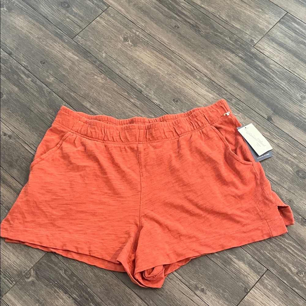 Universal Thread Rust Orange Athletic Shorts with Pockets